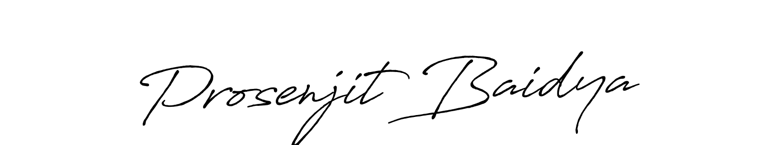 Also You can easily find your signature by using the search form. We will create Prosenjit Baidya name handwritten signature images for you free of cost using Antro_Vectra_Bolder sign style. Prosenjit Baidya signature style 7 images and pictures png