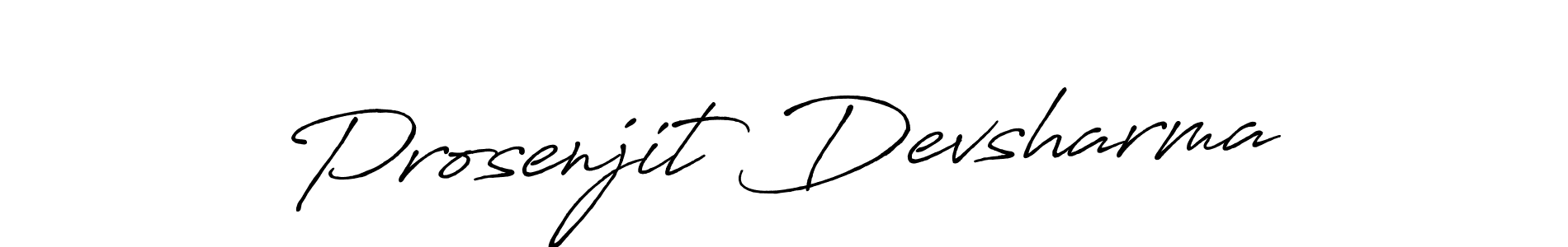 Design your own signature with our free online signature maker. With this signature software, you can create a handwritten (Antro_Vectra_Bolder) signature for name Prosenjit Devsharma. Prosenjit Devsharma signature style 7 images and pictures png