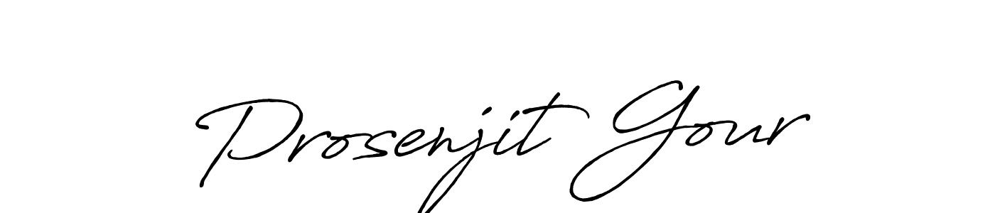 if you are searching for the best signature style for your name Prosenjit Gour. so please give up your signature search. here we have designed multiple signature styles  using Antro_Vectra_Bolder. Prosenjit Gour signature style 7 images and pictures png