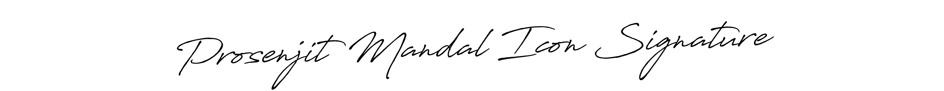 Antro_Vectra_Bolder is a professional signature style that is perfect for those who want to add a touch of class to their signature. It is also a great choice for those who want to make their signature more unique. Get Prosenjit Mandal Icon Signature name to fancy signature for free. Prosenjit Mandal Icon Signature signature style 7 images and pictures png
