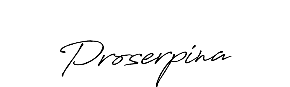 Proserpina stylish signature style. Best Handwritten Sign (Antro_Vectra_Bolder) for my name. Handwritten Signature Collection Ideas for my name Proserpina. Proserpina signature style 7 images and pictures png