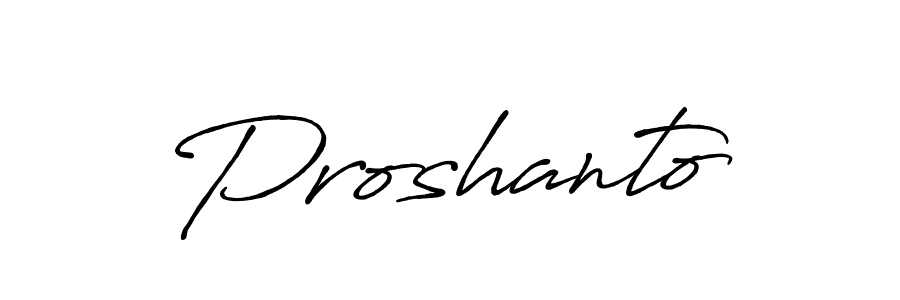 Proshanto stylish signature style. Best Handwritten Sign (Antro_Vectra_Bolder) for my name. Handwritten Signature Collection Ideas for my name Proshanto. Proshanto signature style 7 images and pictures png