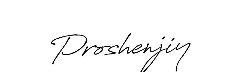 Create a beautiful signature design for name Proshenjiy. With this signature (Antro_Vectra_Bolder) fonts, you can make a handwritten signature for free. Proshenjiy signature style 7 images and pictures png