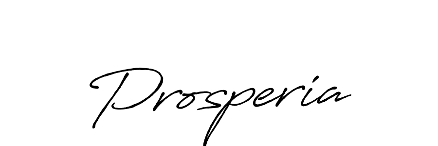 How to make Prosperia signature? Antro_Vectra_Bolder is a professional autograph style. Create handwritten signature for Prosperia name. Prosperia signature style 7 images and pictures png