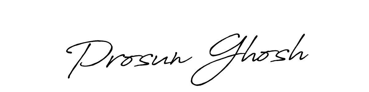 Here are the top 10 professional signature styles for the name Prosun Ghosh. These are the best autograph styles you can use for your name. Prosun Ghosh signature style 7 images and pictures png