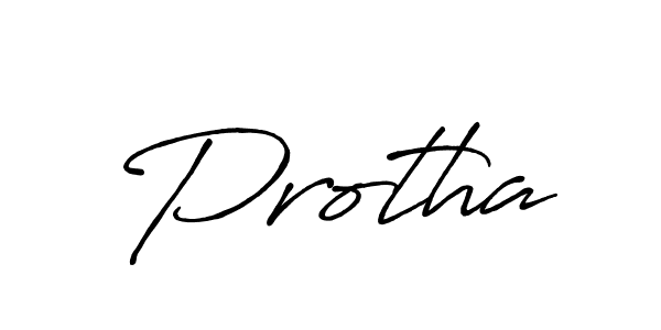 Design your own signature with our free online signature maker. With this signature software, you can create a handwritten (Antro_Vectra_Bolder) signature for name Protha. Protha signature style 7 images and pictures png