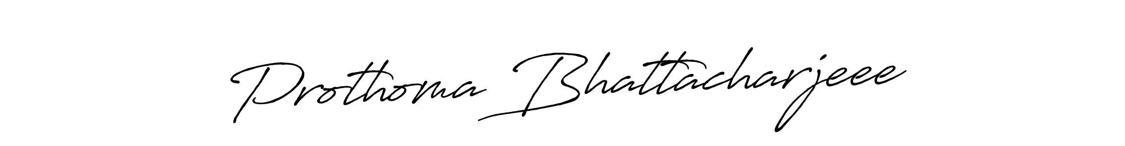 How to make Prothoma Bhattacharjeee signature? Antro_Vectra_Bolder is a professional autograph style. Create handwritten signature for Prothoma Bhattacharjeee name. Prothoma Bhattacharjeee signature style 7 images and pictures png