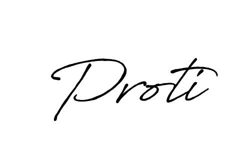 Proti stylish signature style. Best Handwritten Sign (Antro_Vectra_Bolder) for my name. Handwritten Signature Collection Ideas for my name Proti. Proti signature style 7 images and pictures png