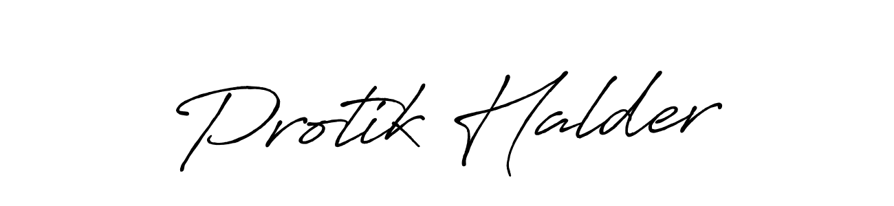 How to make Protik Halder signature? Antro_Vectra_Bolder is a professional autograph style. Create handwritten signature for Protik Halder name. Protik Halder signature style 7 images and pictures png