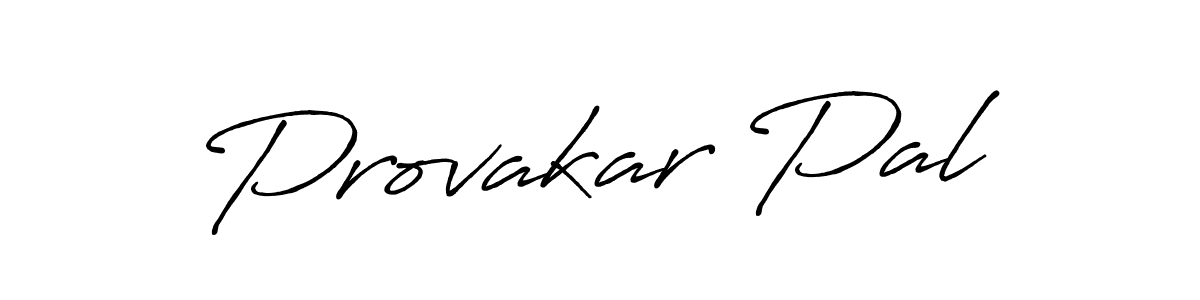 Make a beautiful signature design for name Provakar Pal. With this signature (Antro_Vectra_Bolder) style, you can create a handwritten signature for free. Provakar Pal signature style 7 images and pictures png