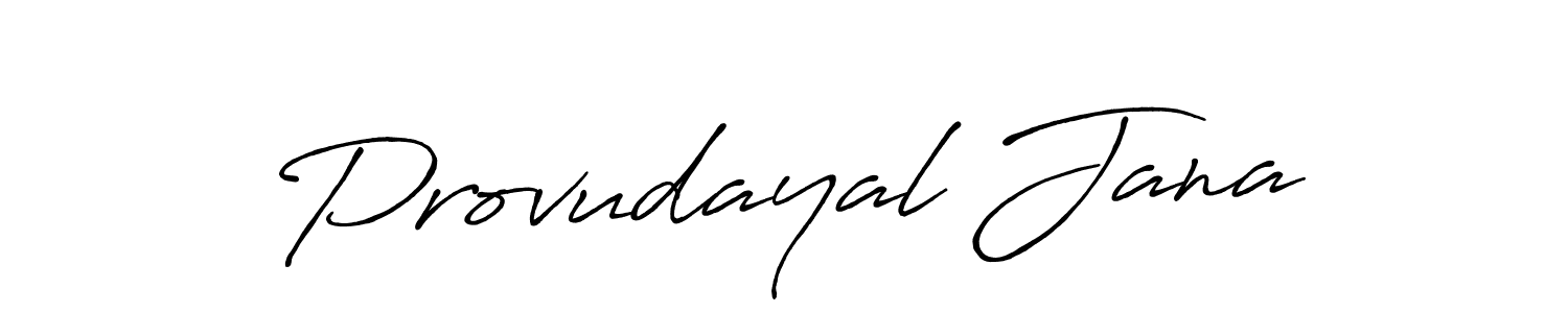 Also You can easily find your signature by using the search form. We will create Provudayal Jana name handwritten signature images for you free of cost using Antro_Vectra_Bolder sign style. Provudayal Jana signature style 7 images and pictures png