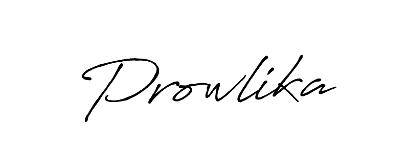 It looks lik you need a new signature style for name Prowlika. Design unique handwritten (Antro_Vectra_Bolder) signature with our free signature maker in just a few clicks. Prowlika signature style 7 images and pictures png