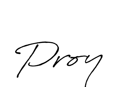 It looks lik you need a new signature style for name Proy. Design unique handwritten (Antro_Vectra_Bolder) signature with our free signature maker in just a few clicks. Proy signature style 7 images and pictures png