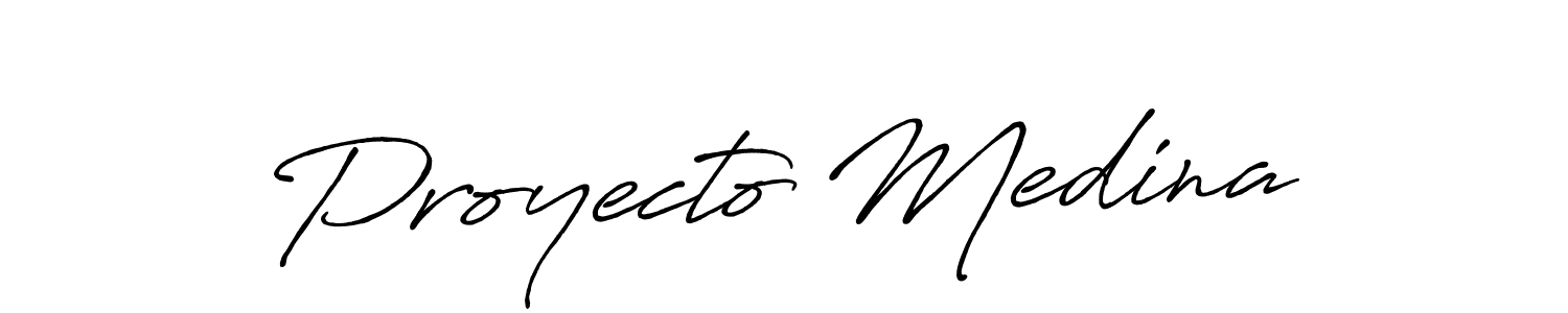 Once you've used our free online signature maker to create your best signature Antro_Vectra_Bolder style, it's time to enjoy all of the benefits that Proyecto Medina name signing documents. Proyecto Medina signature style 7 images and pictures png