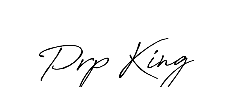 Also You can easily find your signature by using the search form. We will create Prp King name handwritten signature images for you free of cost using Antro_Vectra_Bolder sign style. Prp King signature style 7 images and pictures png