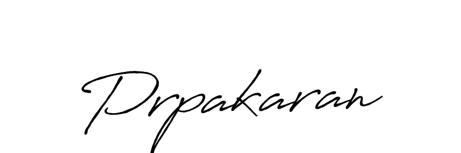 How to make Prpakaran name signature. Use Antro_Vectra_Bolder style for creating short signs online. This is the latest handwritten sign. Prpakaran signature style 7 images and pictures png