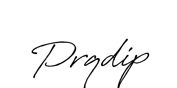 How to make Prqdip name signature. Use Antro_Vectra_Bolder style for creating short signs online. This is the latest handwritten sign. Prqdip signature style 7 images and pictures png