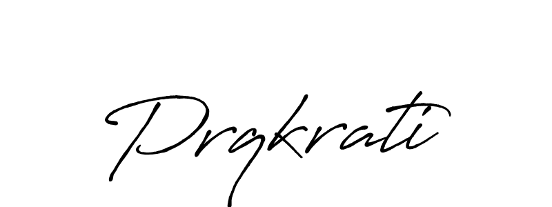 How to Draw Prqkrati signature style? Antro_Vectra_Bolder is a latest design signature styles for name Prqkrati. Prqkrati signature style 7 images and pictures png
