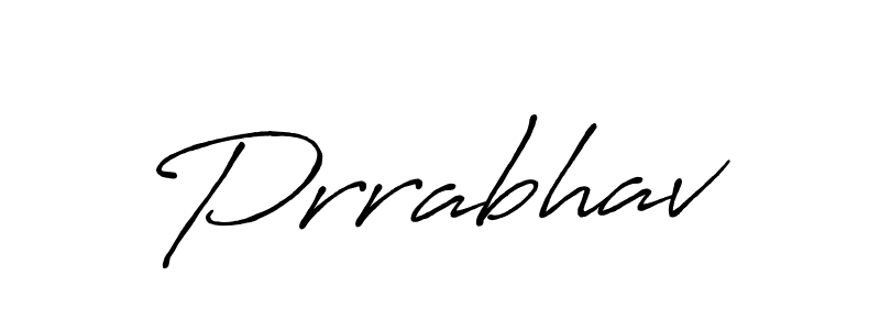 Also we have Prrabhav name is the best signature style. Create professional handwritten signature collection using Antro_Vectra_Bolder autograph style. Prrabhav signature style 7 images and pictures png