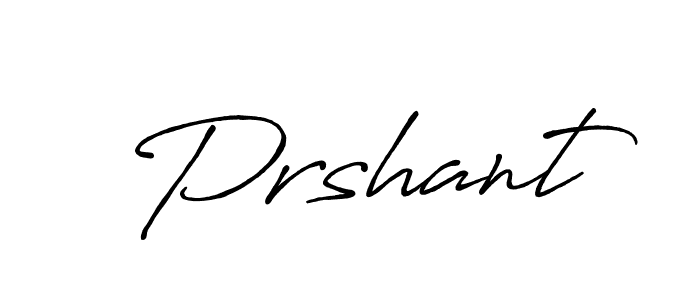 Also we have Prshant name is the best signature style. Create professional handwritten signature collection using Antro_Vectra_Bolder autograph style. Prshant signature style 7 images and pictures png