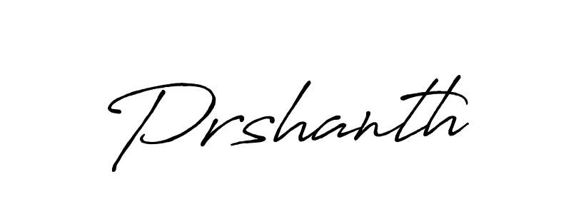 How to make Prshanth signature? Antro_Vectra_Bolder is a professional autograph style. Create handwritten signature for Prshanth name. Prshanth signature style 7 images and pictures png