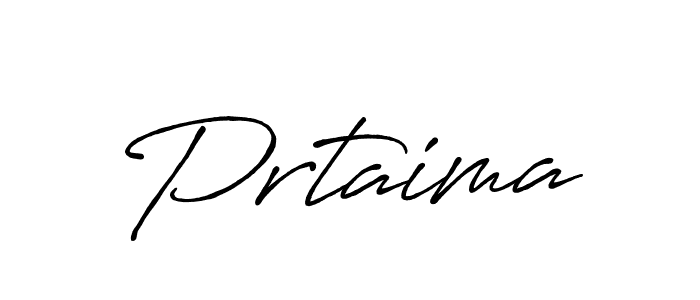 It looks lik you need a new signature style for name Prtaima. Design unique handwritten (Antro_Vectra_Bolder) signature with our free signature maker in just a few clicks. Prtaima signature style 7 images and pictures png