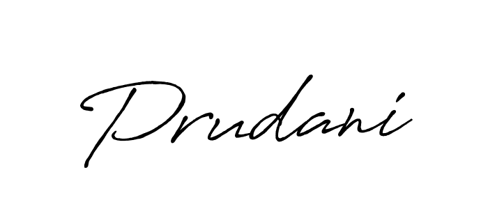 The best way (Antro_Vectra_Bolder) to make a short signature is to pick only two or three words in your name. The name Prudani include a total of six letters. For converting this name. Prudani signature style 7 images and pictures png