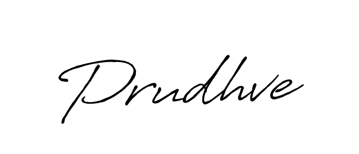 Design your own signature with our free online signature maker. With this signature software, you can create a handwritten (Antro_Vectra_Bolder) signature for name Prudhve. Prudhve signature style 7 images and pictures png