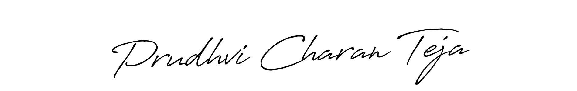 Also You can easily find your signature by using the search form. We will create Prudhvi Charan Teja name handwritten signature images for you free of cost using Antro_Vectra_Bolder sign style. Prudhvi Charan Teja signature style 7 images and pictures png