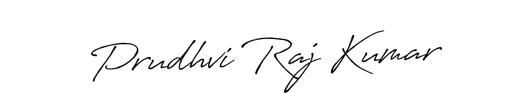 Prudhvi Raj Kumar stylish signature style. Best Handwritten Sign (Antro_Vectra_Bolder) for my name. Handwritten Signature Collection Ideas for my name Prudhvi Raj Kumar. Prudhvi Raj Kumar signature style 7 images and pictures png