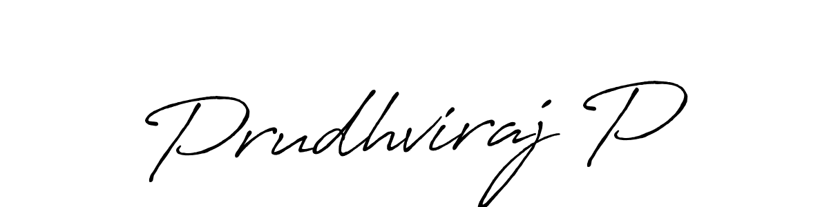 Once you've used our free online signature maker to create your best signature Antro_Vectra_Bolder style, it's time to enjoy all of the benefits that Prudhviraj P name signing documents. Prudhviraj P signature style 7 images and pictures png