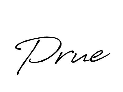 Use a signature maker to create a handwritten signature online. With this signature software, you can design (Antro_Vectra_Bolder) your own signature for name Prue. Prue signature style 7 images and pictures png
