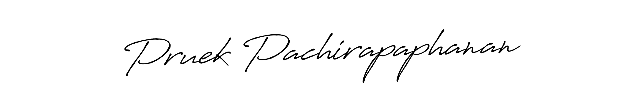 Use a signature maker to create a handwritten signature online. With this signature software, you can design (Antro_Vectra_Bolder) your own signature for name Pruek Pachirapaphanan. Pruek Pachirapaphanan signature style 7 images and pictures png