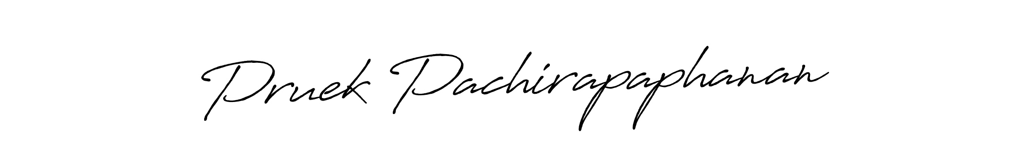 Use a signature maker to create a handwritten signature online. With this signature software, you can design (Antro_Vectra_Bolder) your own signature for name Pruek Pachirapaphanan. Pruek Pachirapaphanan signature style 7 images and pictures png