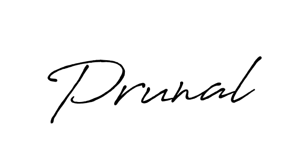 How to make Prunal signature? Antro_Vectra_Bolder is a professional autograph style. Create handwritten signature for Prunal name. Prunal signature style 7 images and pictures png