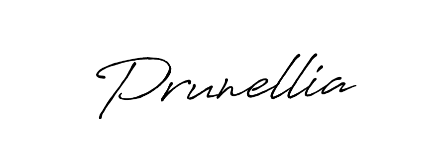 How to make Prunellia name signature. Use Antro_Vectra_Bolder style for creating short signs online. This is the latest handwritten sign. Prunellia signature style 7 images and pictures png