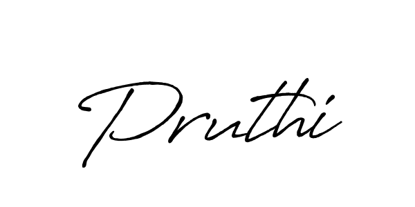 How to make Pruthi signature? Antro_Vectra_Bolder is a professional autograph style. Create handwritten signature for Pruthi name. Pruthi signature style 7 images and pictures png