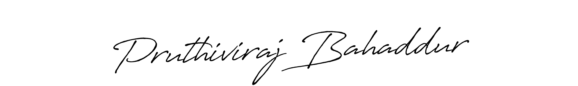 The best way (Antro_Vectra_Bolder) to make a short signature is to pick only two or three words in your name. The name Pruthiviraj Bahaddur include a total of six letters. For converting this name. Pruthiviraj Bahaddur signature style 7 images and pictures png