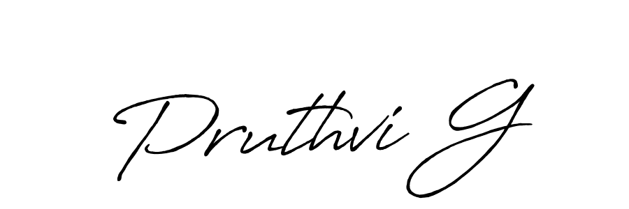 Best and Professional Signature Style for Pruthvi G. Antro_Vectra_Bolder Best Signature Style Collection. Pruthvi G signature style 7 images and pictures png