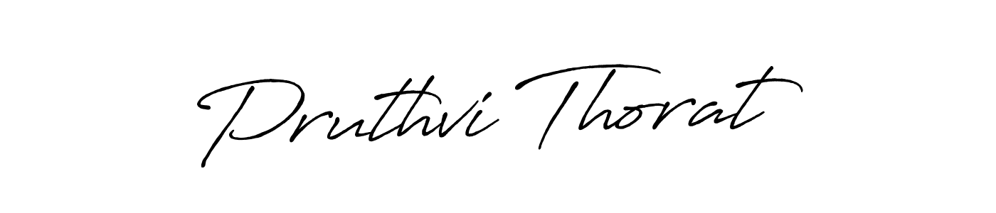 The best way (Antro_Vectra_Bolder) to make a short signature is to pick only two or three words in your name. The name Pruthvi Thorat include a total of six letters. For converting this name. Pruthvi Thorat signature style 7 images and pictures png