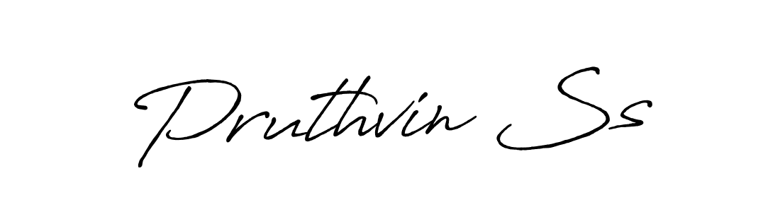 You can use this online signature creator to create a handwritten signature for the name Pruthvin Ss. This is the best online autograph maker. Pruthvin Ss signature style 7 images and pictures png