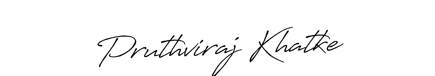 It looks lik you need a new signature style for name Pruthviraj Khatke. Design unique handwritten (Antro_Vectra_Bolder) signature with our free signature maker in just a few clicks. Pruthviraj Khatke signature style 7 images and pictures png