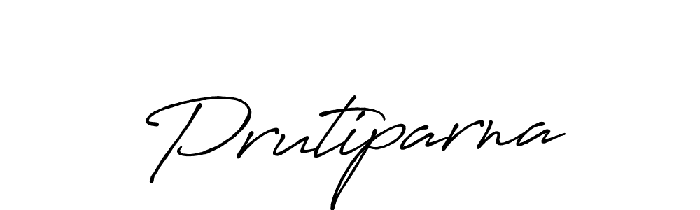 How to make Prutiparna signature? Antro_Vectra_Bolder is a professional autograph style. Create handwritten signature for Prutiparna name. Prutiparna signature style 7 images and pictures png