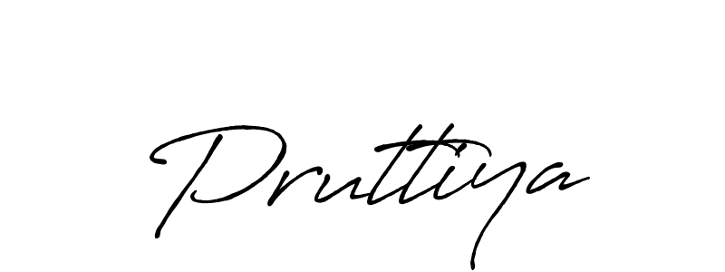 if you are searching for the best signature style for your name Pruttiya. so please give up your signature search. here we have designed multiple signature styles  using Antro_Vectra_Bolder. Pruttiya signature style 7 images and pictures png