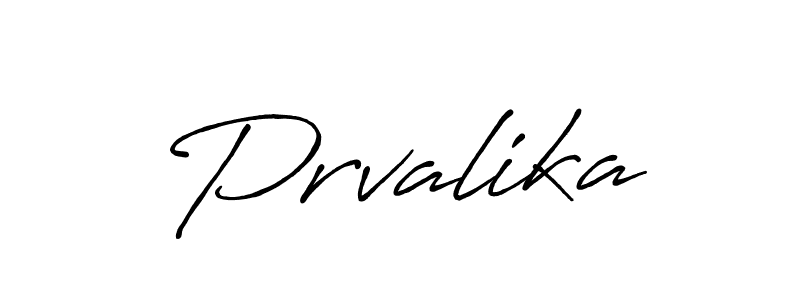 Use a signature maker to create a handwritten signature online. With this signature software, you can design (Antro_Vectra_Bolder) your own signature for name Prvalika. Prvalika signature style 7 images and pictures png