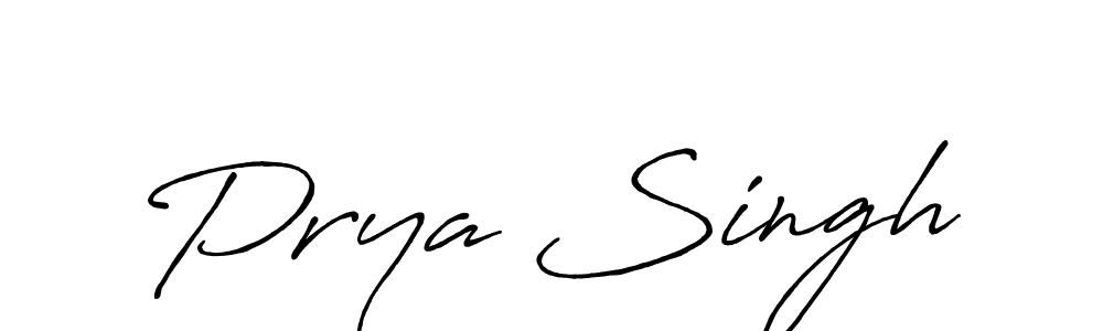 It looks lik you need a new signature style for name Prya Singh. Design unique handwritten (Antro_Vectra_Bolder) signature with our free signature maker in just a few clicks. Prya Singh signature style 7 images and pictures png