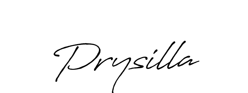 Also You can easily find your signature by using the search form. We will create Prysilla name handwritten signature images for you free of cost using Antro_Vectra_Bolder sign style. Prysilla signature style 7 images and pictures png