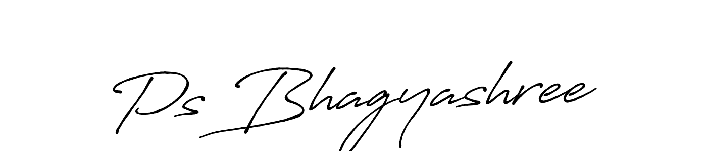 Also we have Ps Bhagyashree name is the best signature style. Create professional handwritten signature collection using Antro_Vectra_Bolder autograph style. Ps Bhagyashree signature style 7 images and pictures png