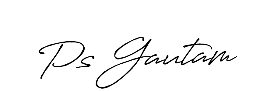 Once you've used our free online signature maker to create your best signature Antro_Vectra_Bolder style, it's time to enjoy all of the benefits that Ps Gautam name signing documents. Ps Gautam signature style 7 images and pictures png