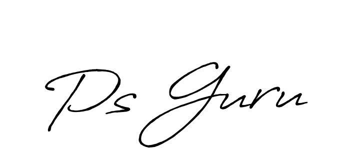 This is the best signature style for the Ps Guru name. Also you like these signature font (Antro_Vectra_Bolder). Mix name signature. Ps Guru signature style 7 images and pictures png